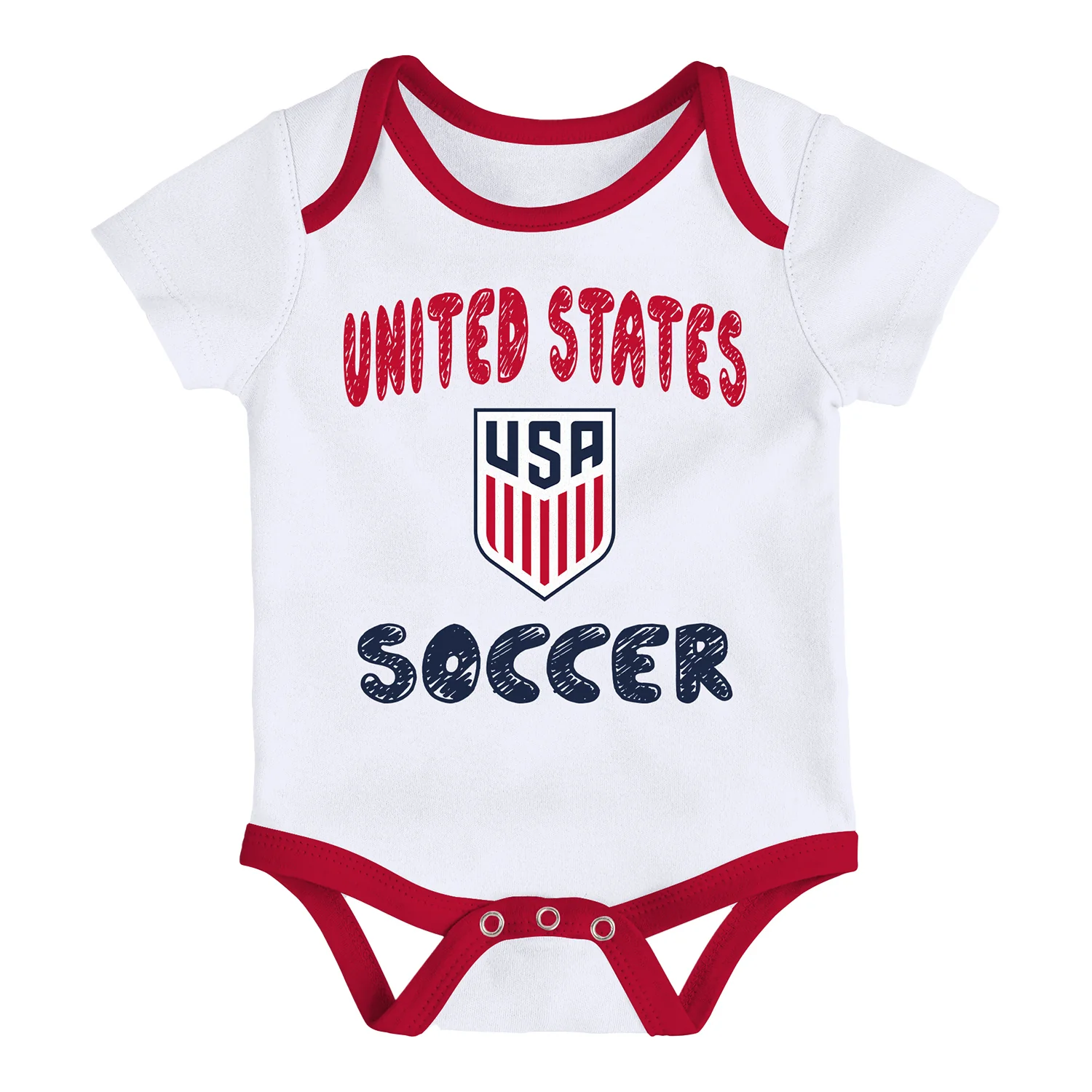 Infant USMNT Outerstuff Victory 3-Piece Onesie Set - Image 3