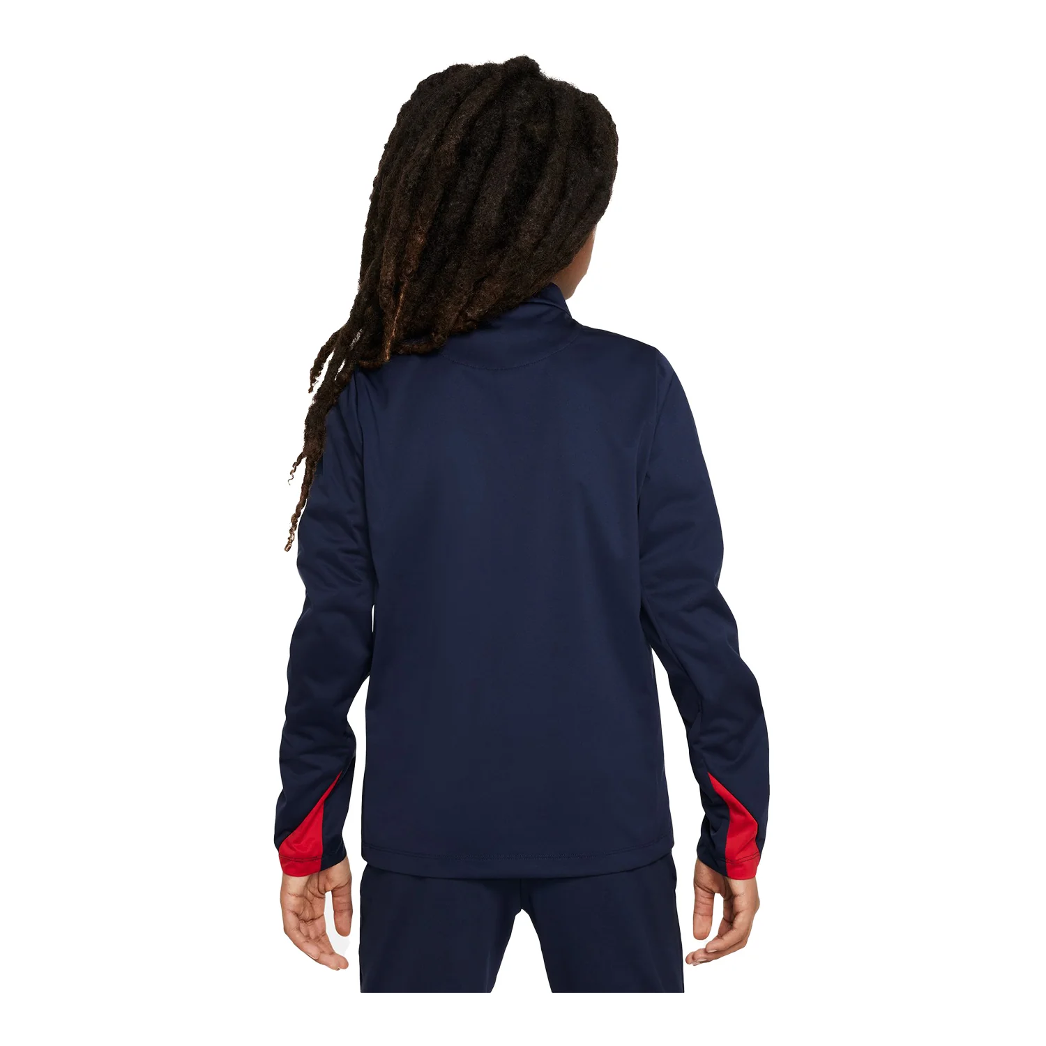Youth Nike USA VW Strike Quarter Zip Drill Navy Top - Image 4