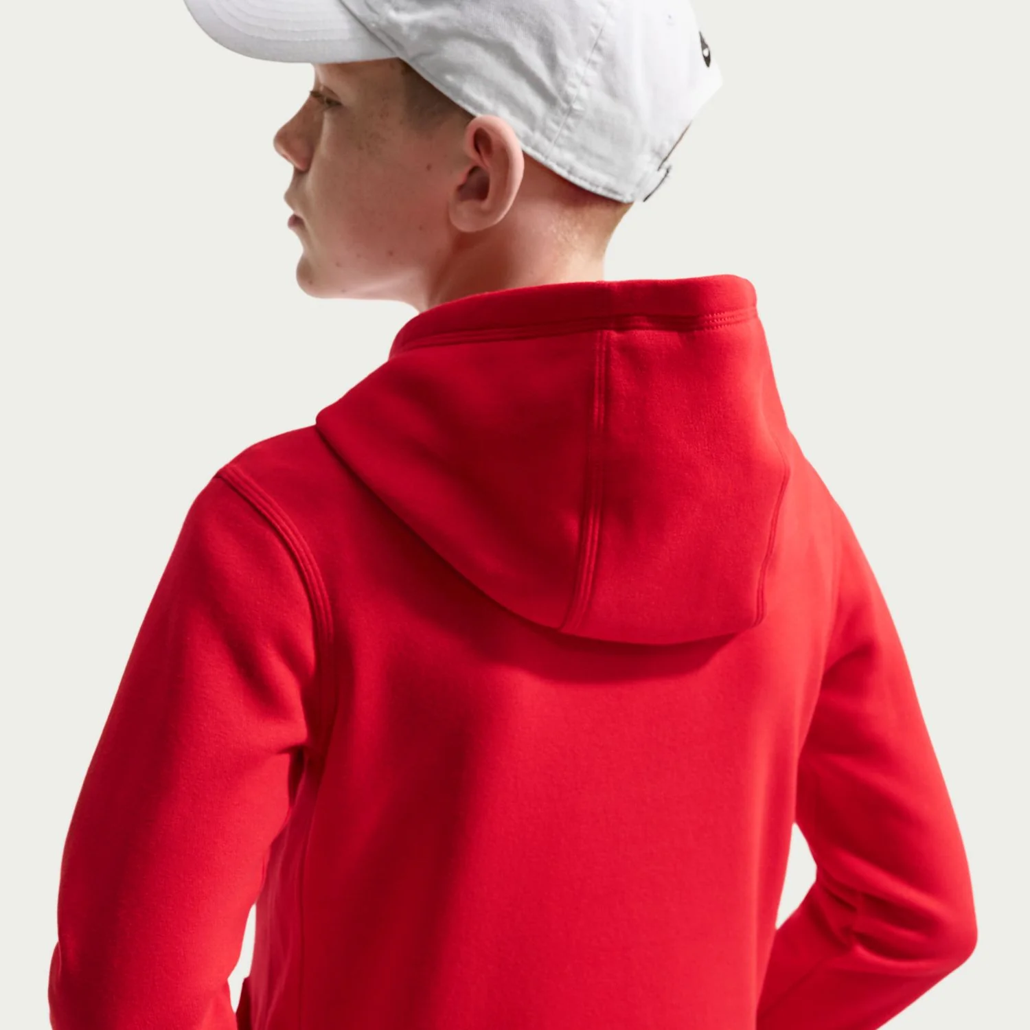 Youth Nike USMNT Club Red Hoodie - Image 3