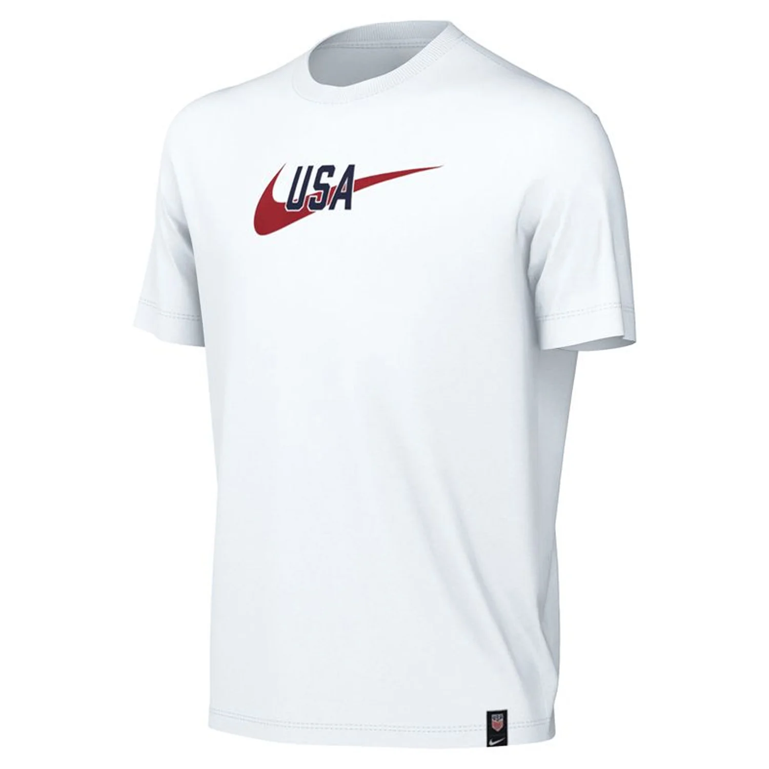 Youth Nike USA Swoosh White Tee - Image 2