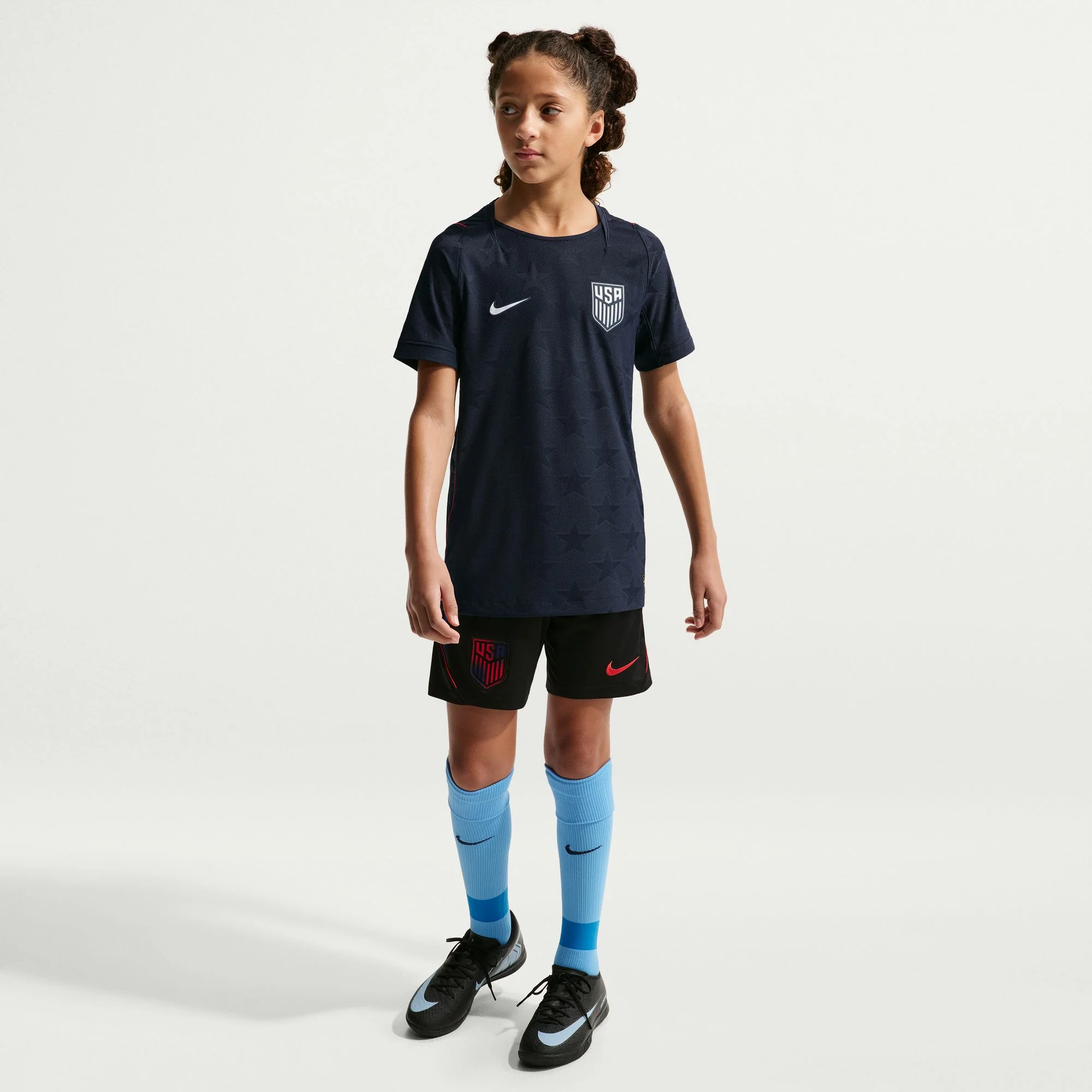 Youth Nike USMNT 2026 Personalized Away Match Jersey - Stars - Image 5