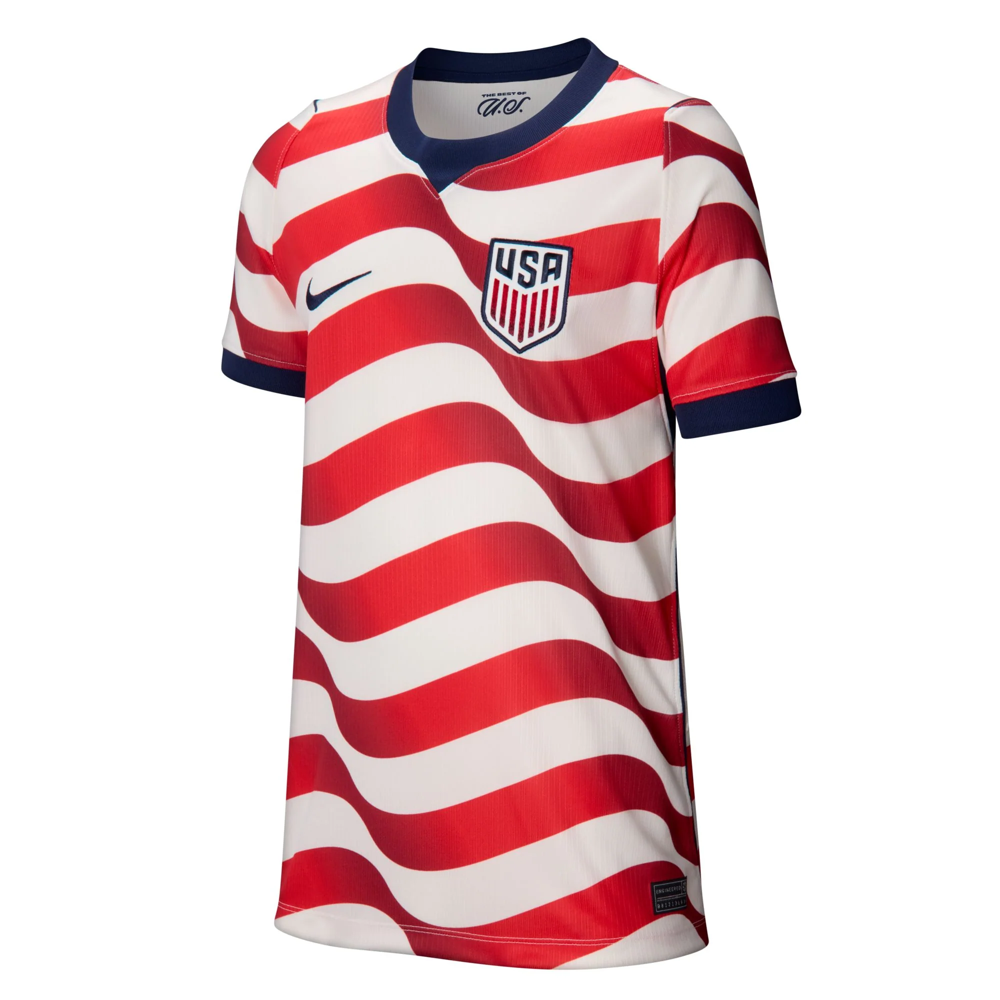 Youth Nike USMNT 2026 Home Stadium Jersey - Stripes - Image 6