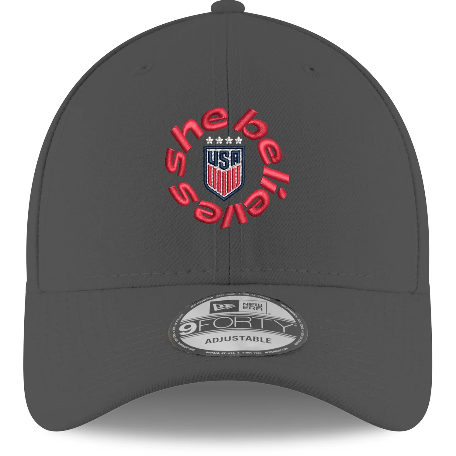Adult New Era USWNT SheBelieves 9Forty Gray Hat